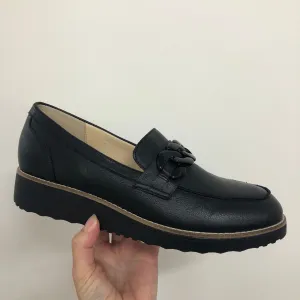 Top End Ozama ~ Black ~ Dark Tan ~ Leather Loafer