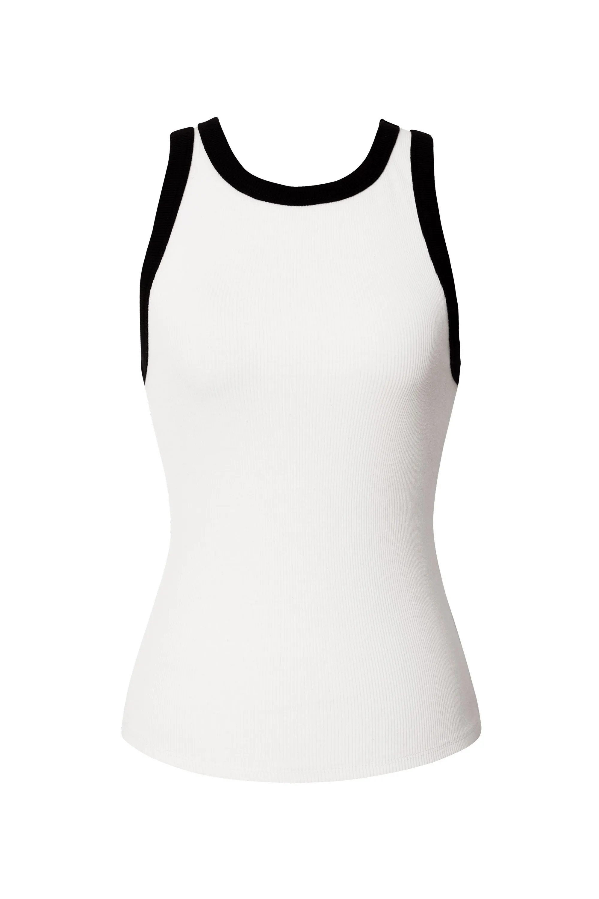 Torrey White Racerback Tank Top