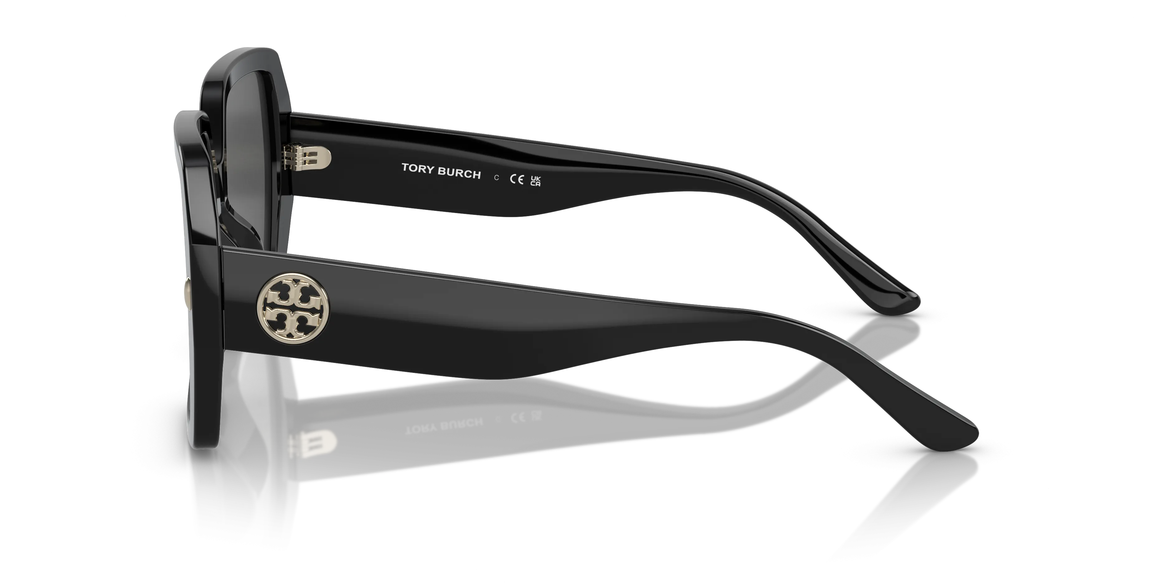 Tory Burch - 0TY7191U Sunglasses - Black w Light Grey Gradient