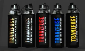 TRANZFUSE GLASS   KOOZIE