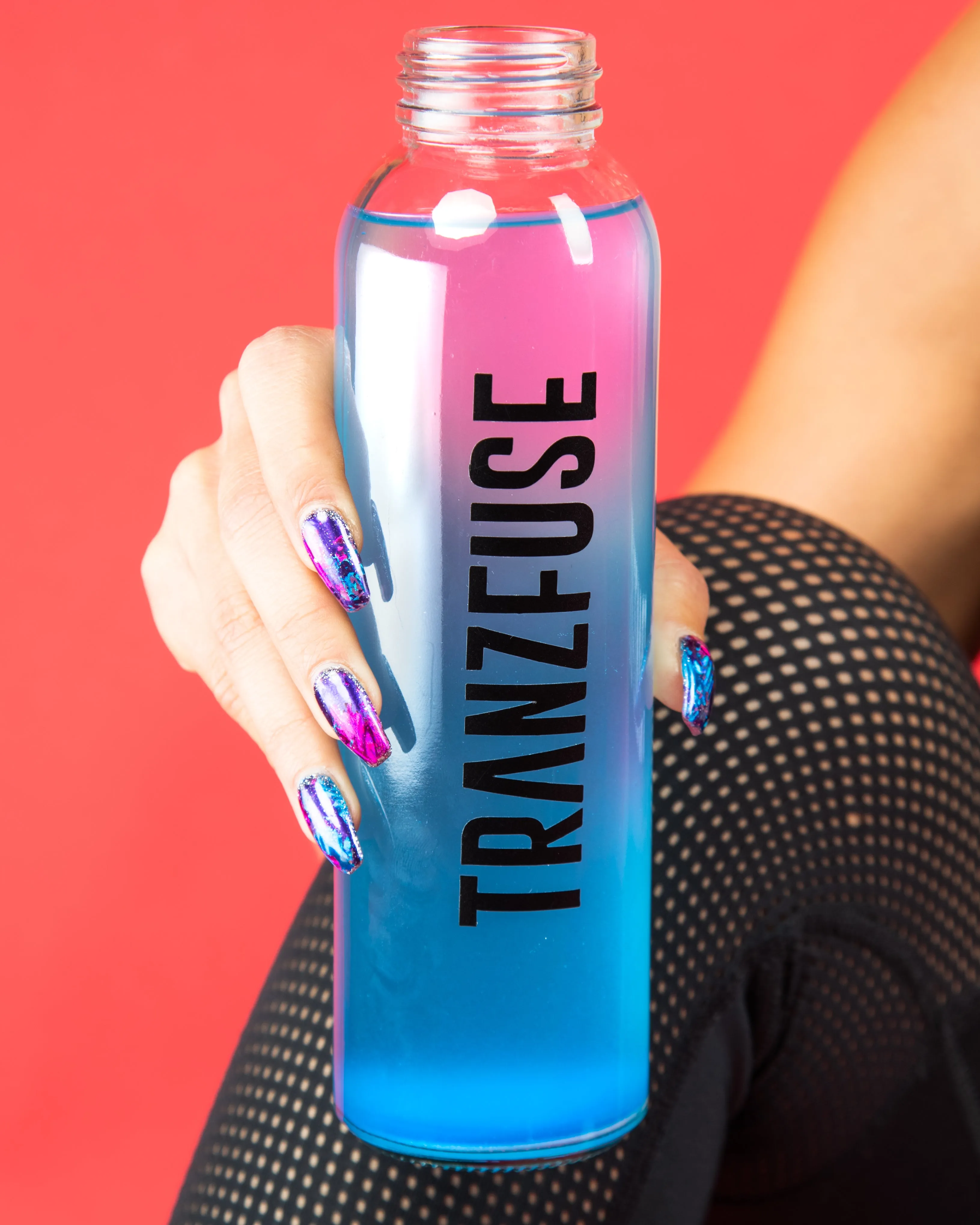 TRANZFUSE GLASS   KOOZIE