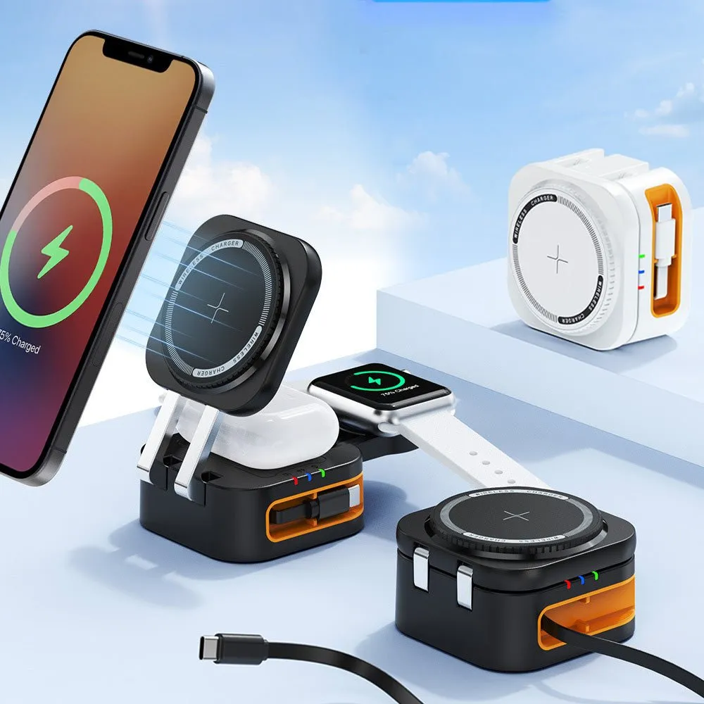 TrioLink Fold 4 in 1 MagSafe Charger