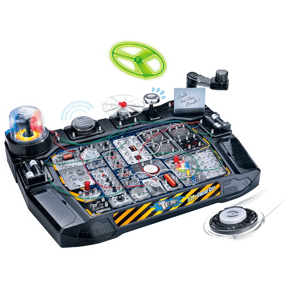 Tronex 328  Circuit City STEM Kit Toy for Kids Educational Circuit Learning Board