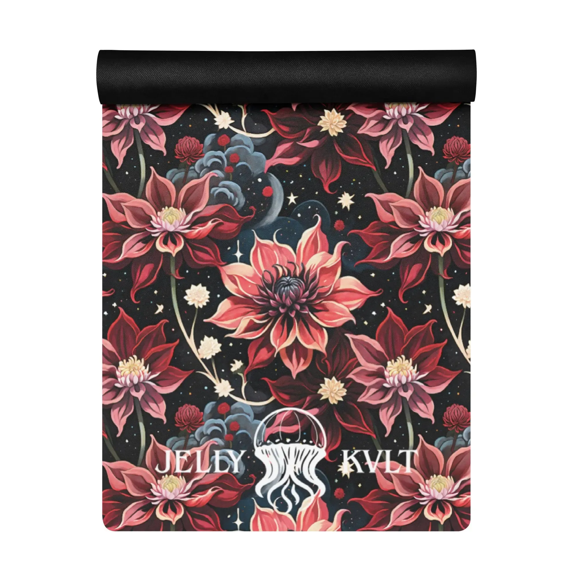 Twilight Dahlia Yoga mat