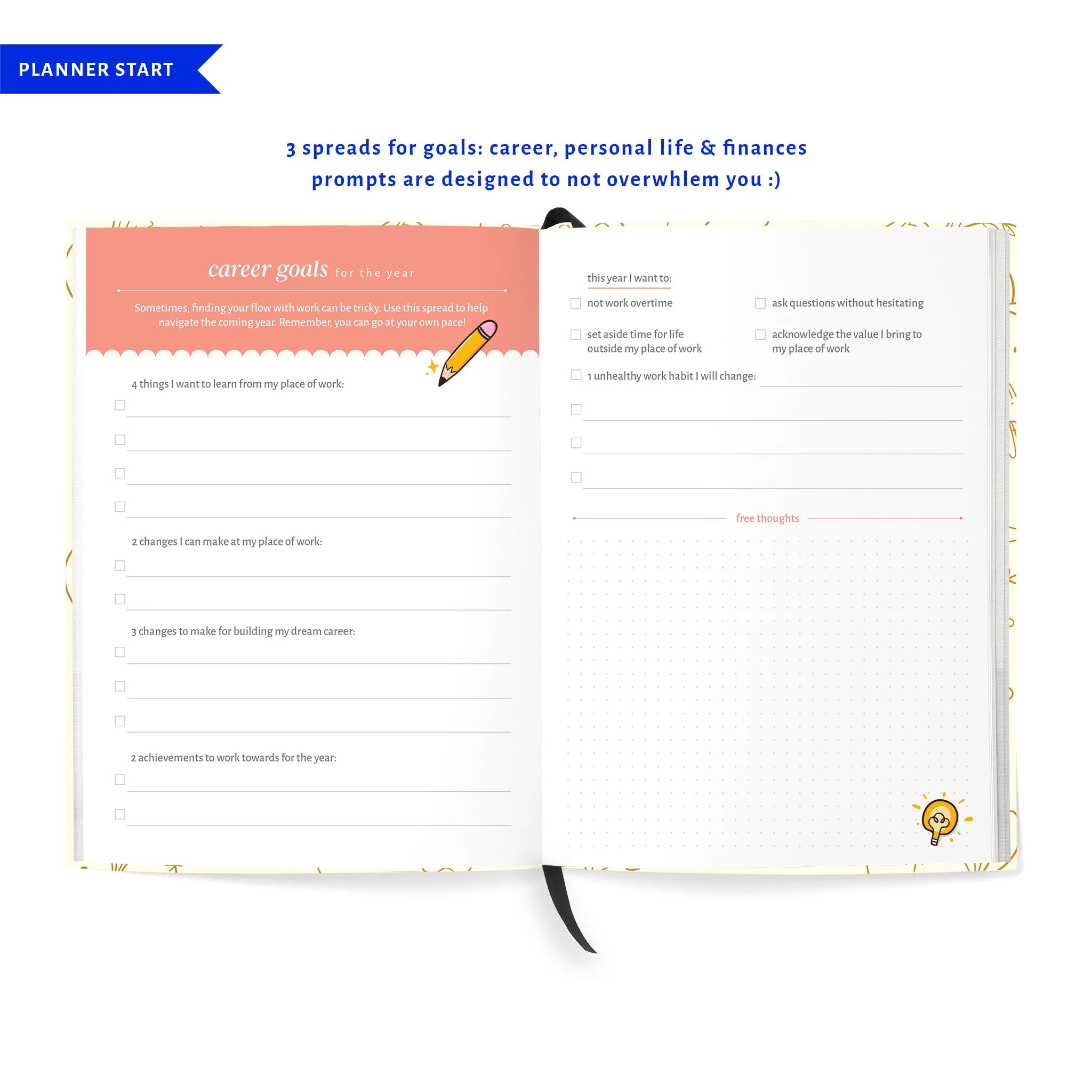 Undated Planner / Floral Day