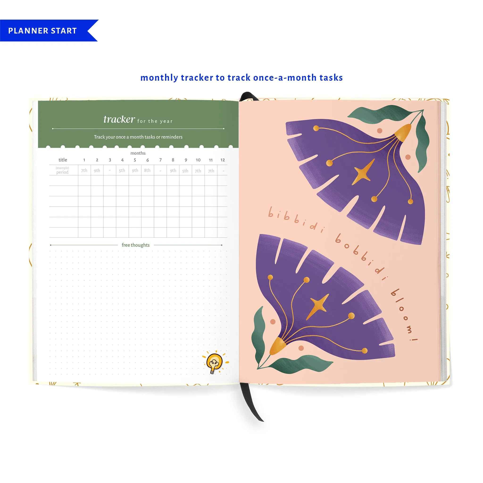Undated Planner / Floral Day