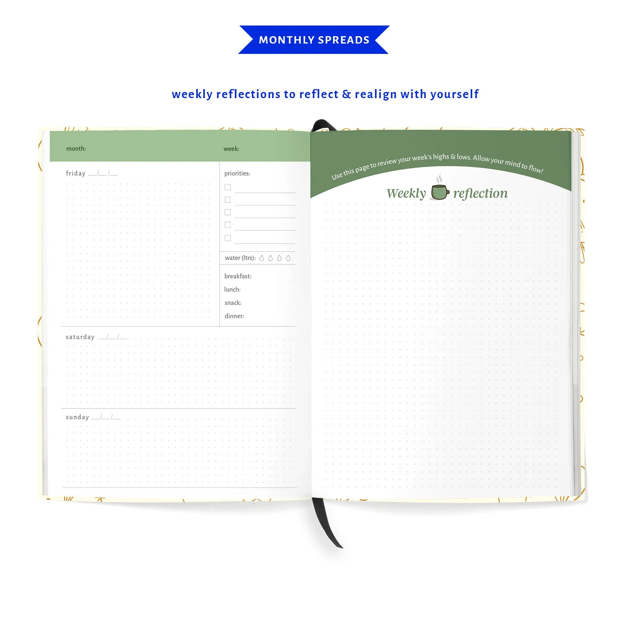 Undated Planner / Floral Day