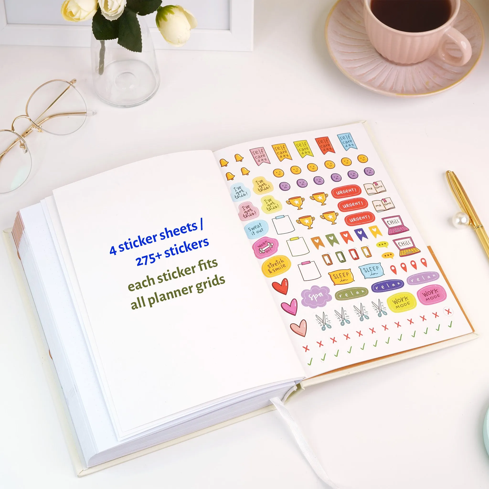 Undated Planner / Floral Day