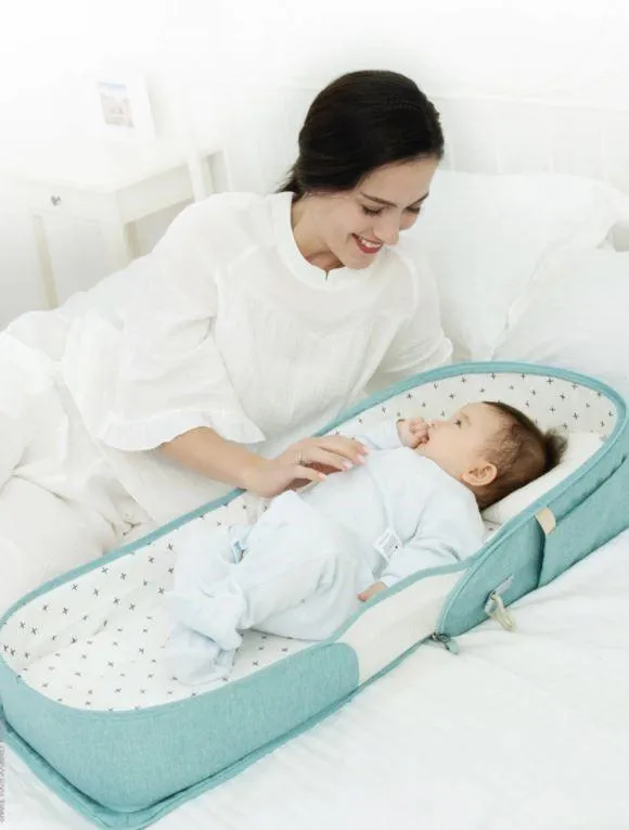 UPchic- 2in1 Baby Travel Bag Bed Foldable Bed Nest Baby Bed for Newborn Baby Infant| Travel Beds|
