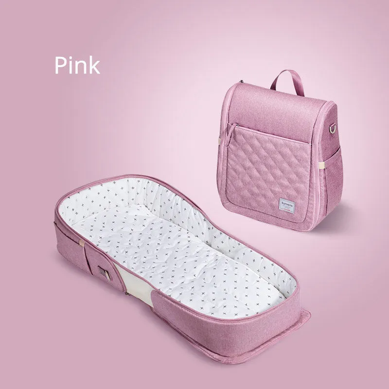 UPchic- 2in1 Baby Travel Bag Bed Foldable Bed Nest Baby Bed for Newborn Baby Infant| Travel Beds|