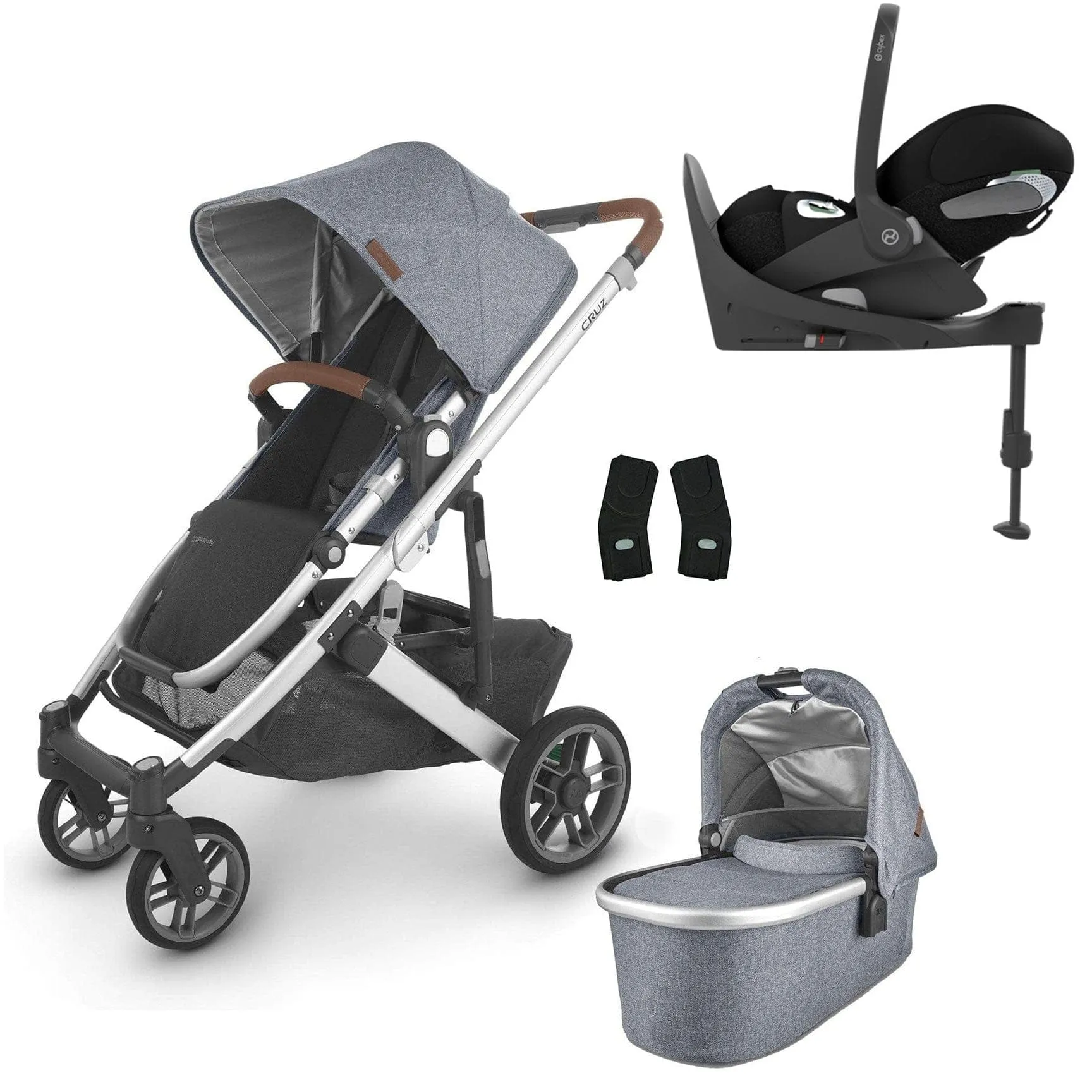 UPPAbaby Cruz v2 Cloud T & Base Travel System Gregory