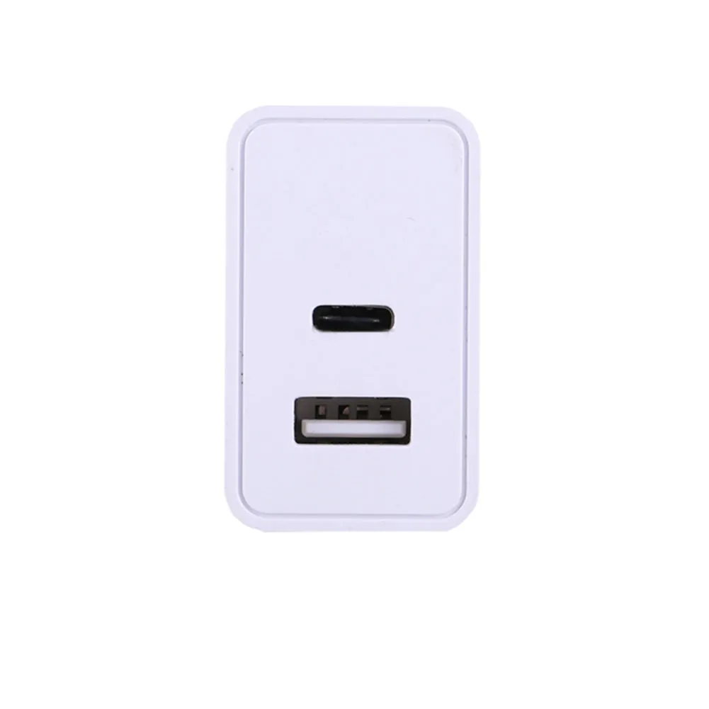 USB C PD Charger 29W Power Delivery Type c Wall Charger with 2 Ports for iPhone Android American regulations white