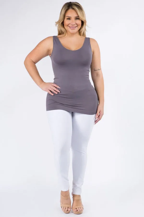 V-Neck Seamless Yoga Top - Purple Gray