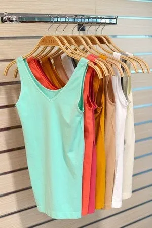 V-Neck Seamless Yoga Top - Purple Gray
