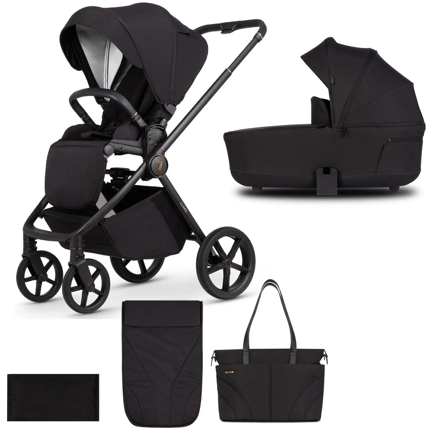Venicci Claro 2 in 1 Pram in Noir
