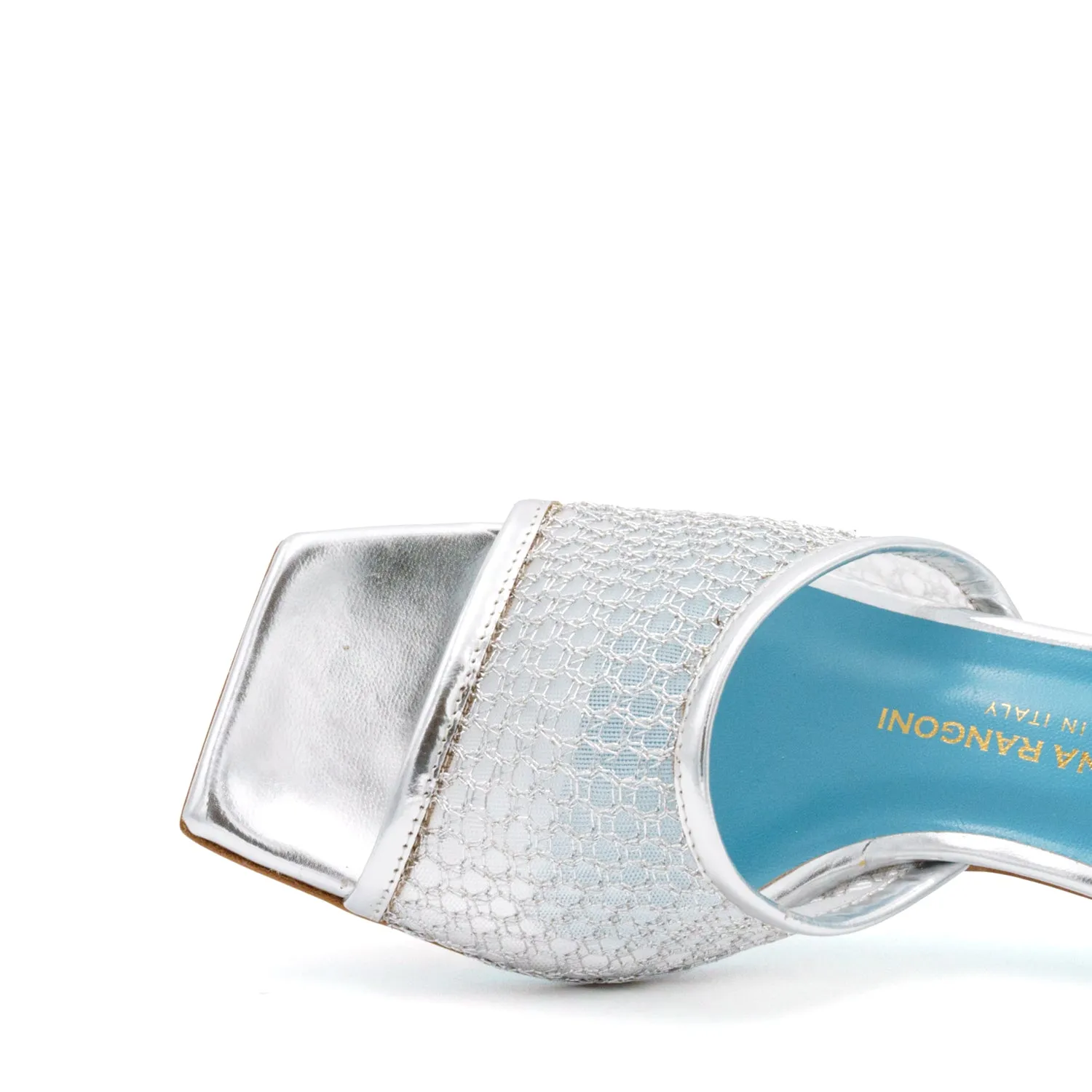 Vesta Low Heel Mesh Slide