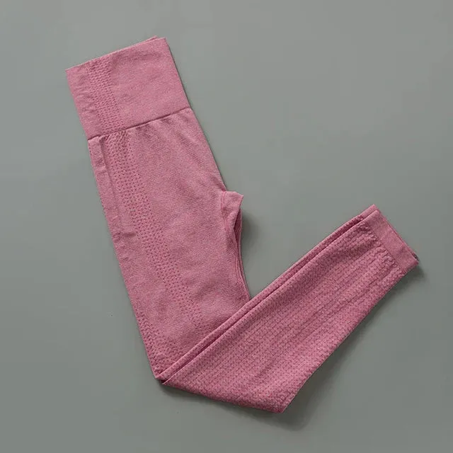Vital Seamless High Waist Yoga Pants for Women - Sexy Push Up Gym Sport Leggings