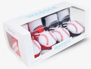 Waddle Baseball Rattle Socks