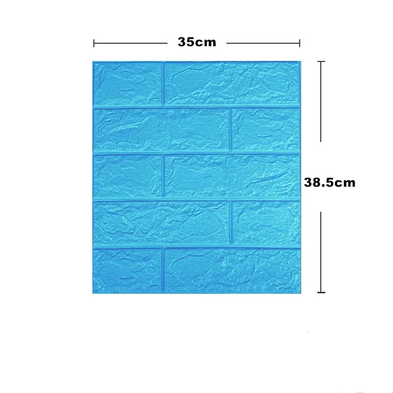 Waterproof 3D Self-Adhesive Foam Wall Stickers for Home Decor