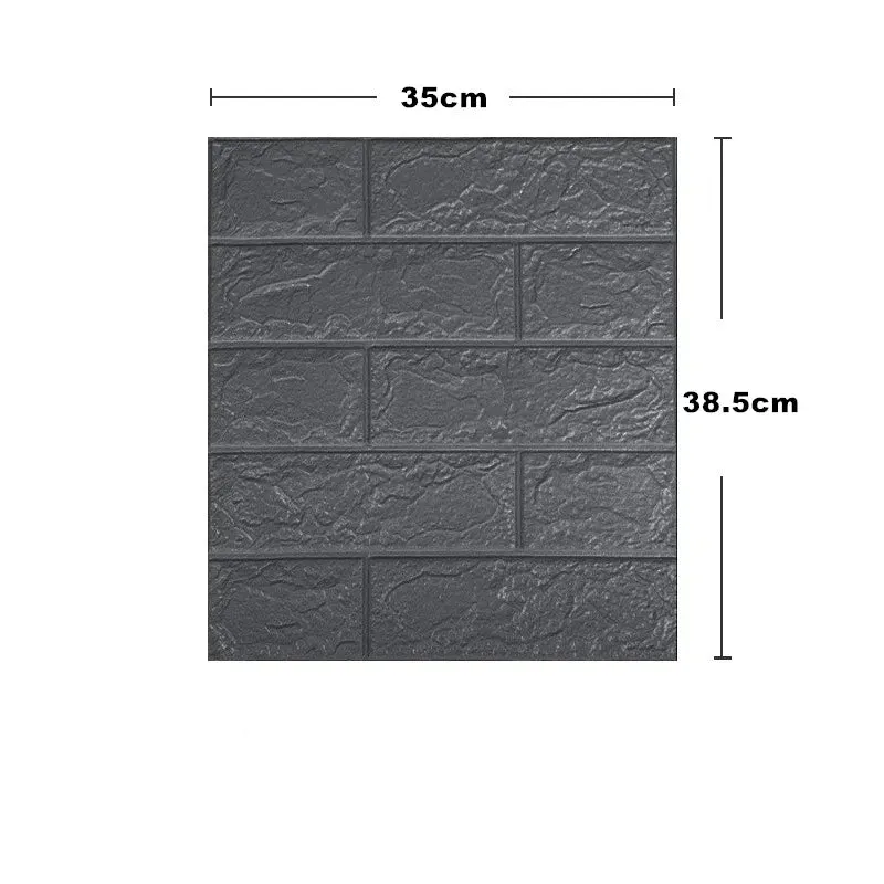 Waterproof 3D Self-Adhesive Foam Wall Stickers for Home Decor