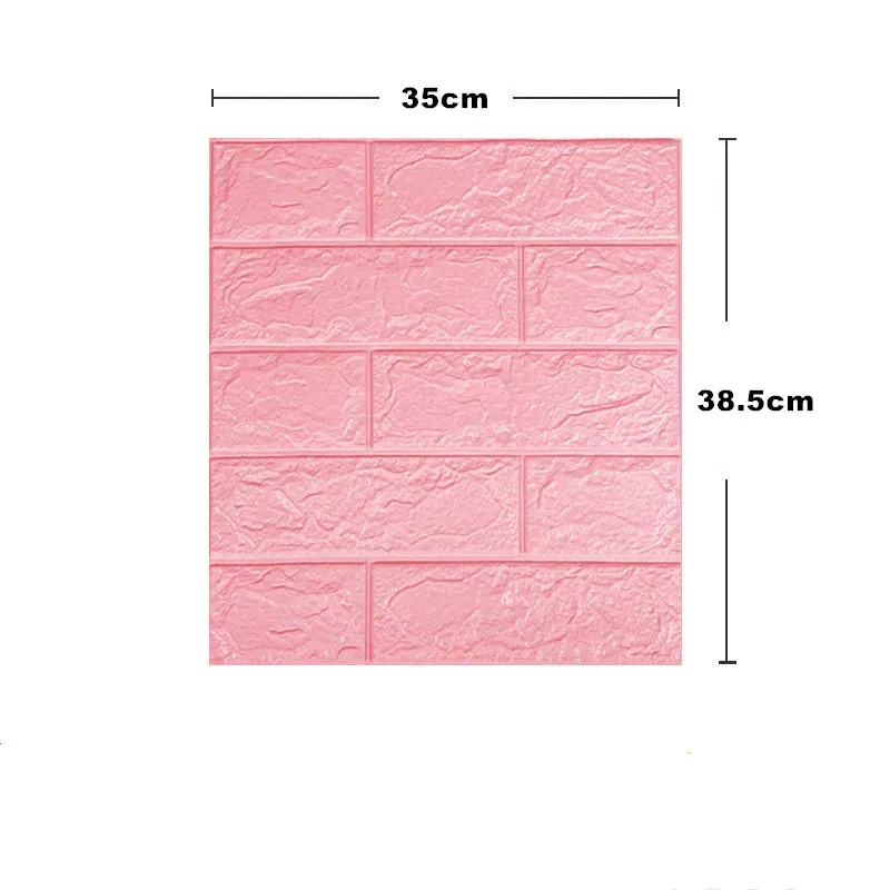 Waterproof 3D Self-Adhesive Foam Wall Stickers for Home Decor
