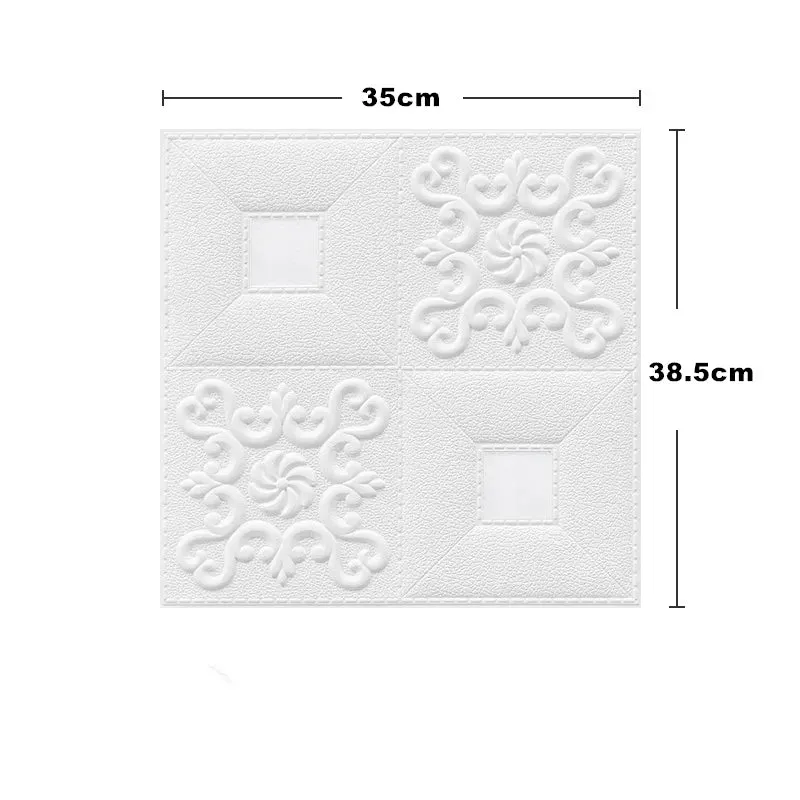 Waterproof 3D Self-Adhesive Foam Wall Stickers for Home Decor