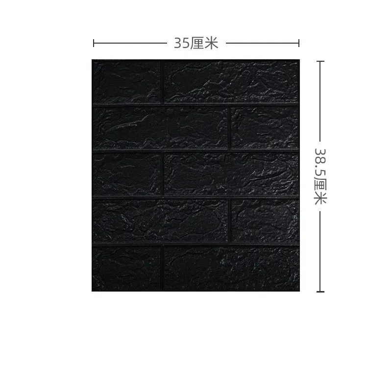 Waterproof 3D Self-Adhesive Foam Wall Stickers for Home Decor