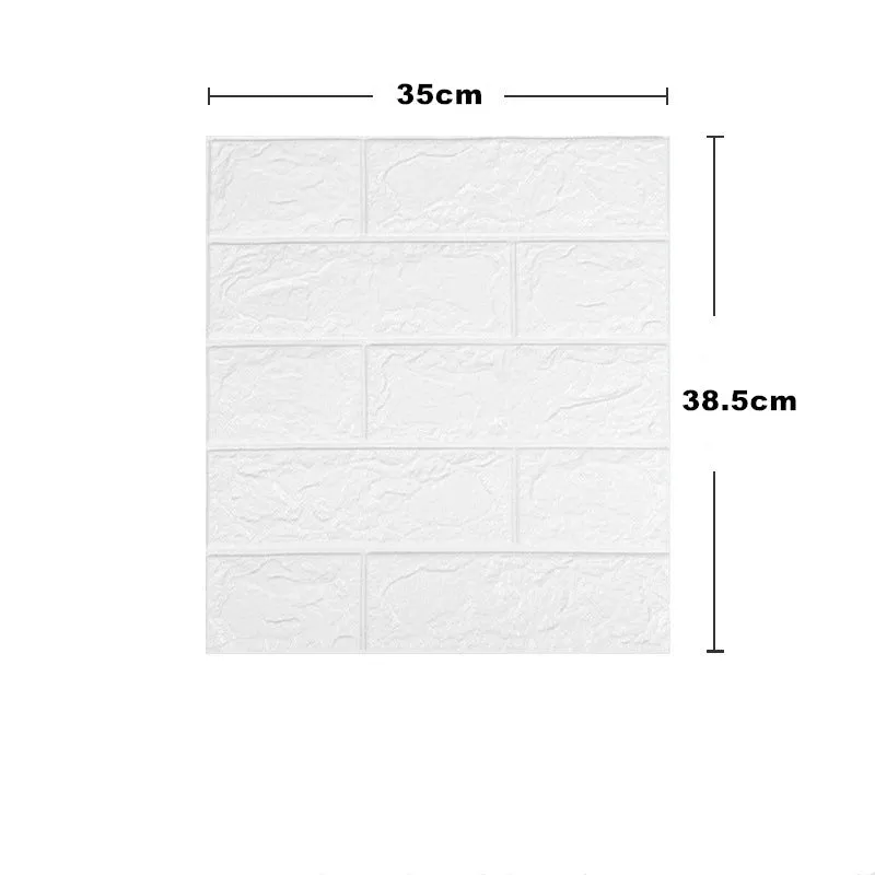 Waterproof 3D Self-Adhesive Foam Wall Stickers for Home Decor