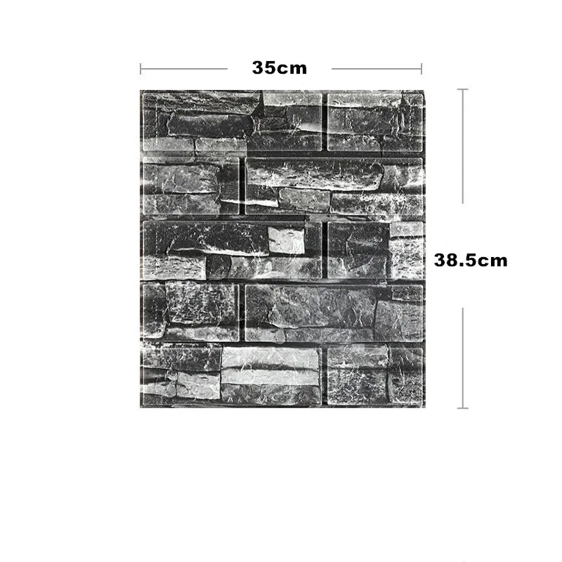 Waterproof 3D Self-Adhesive Foam Wall Stickers for Home Decor