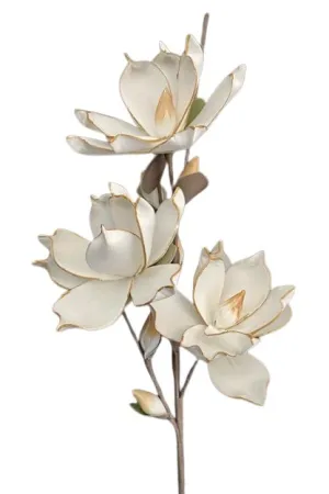 White   Gold Foam Flower