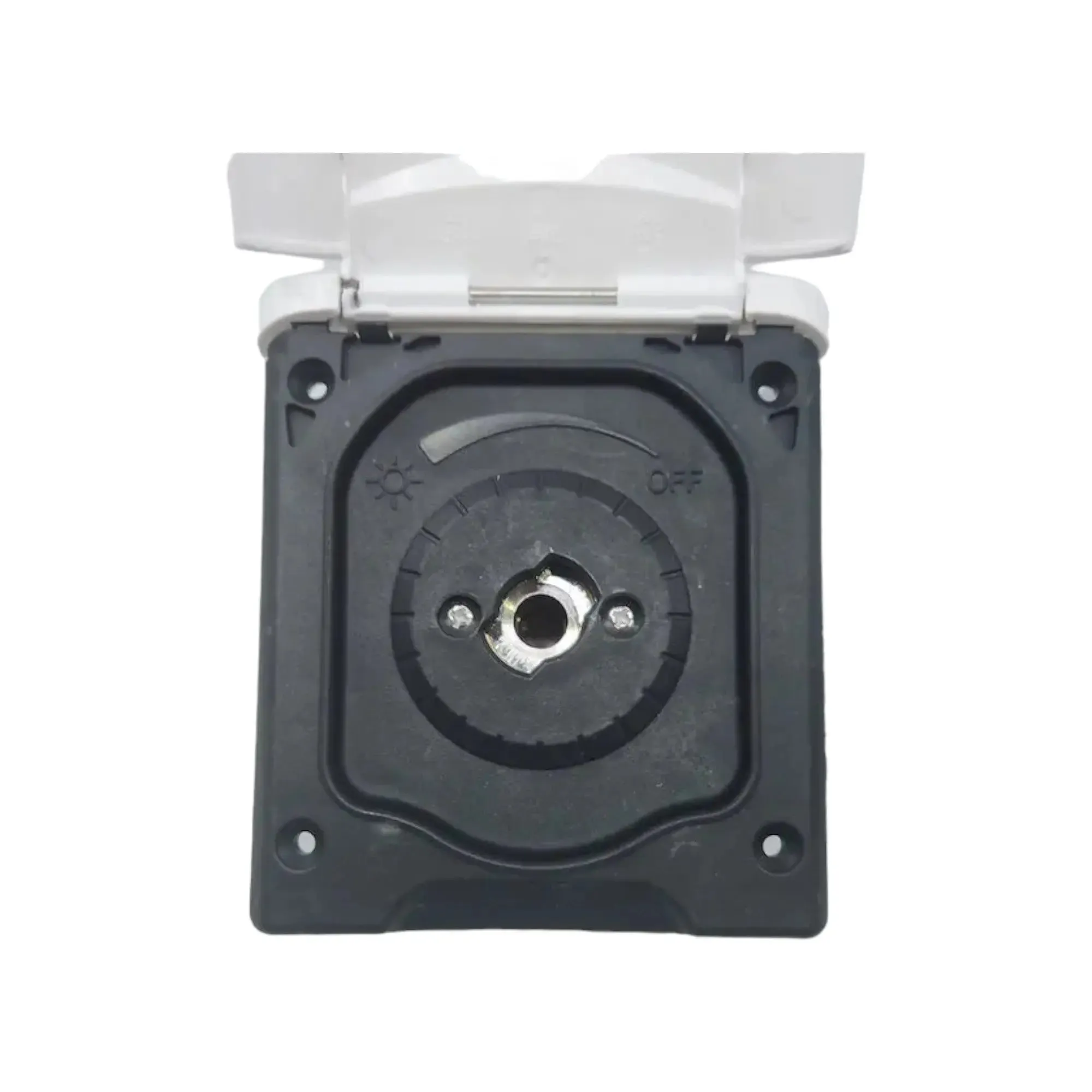 White Plug in External Shower Point