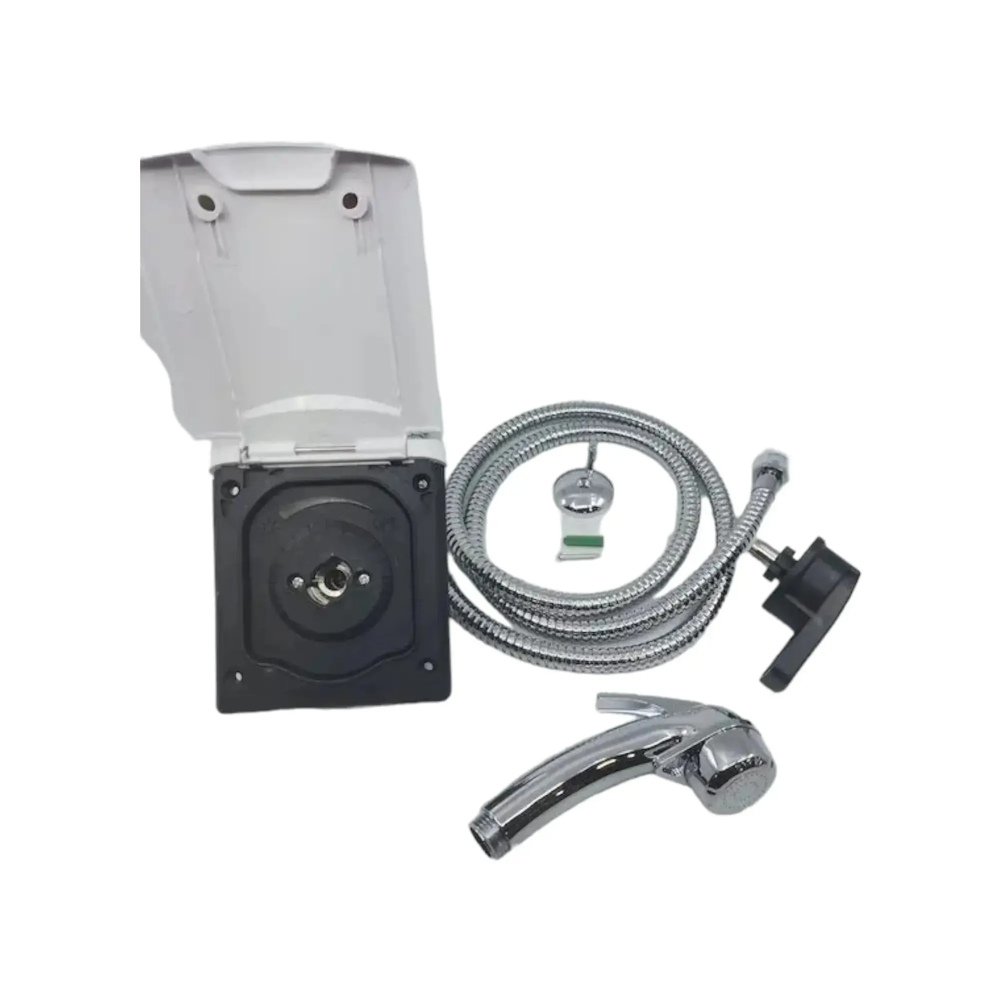 White Plug in External Shower Point