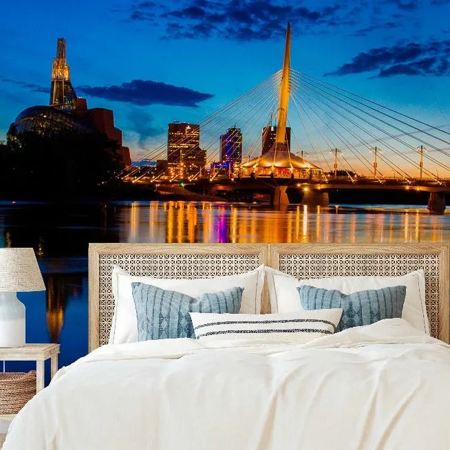 Winnipeg Twilight Wallpaper Mural