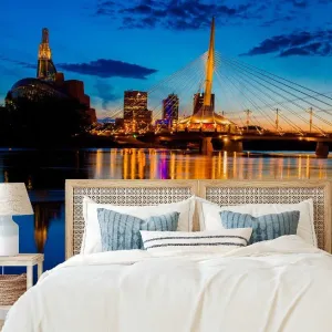 Winnipeg Twilight Wallpaper Mural