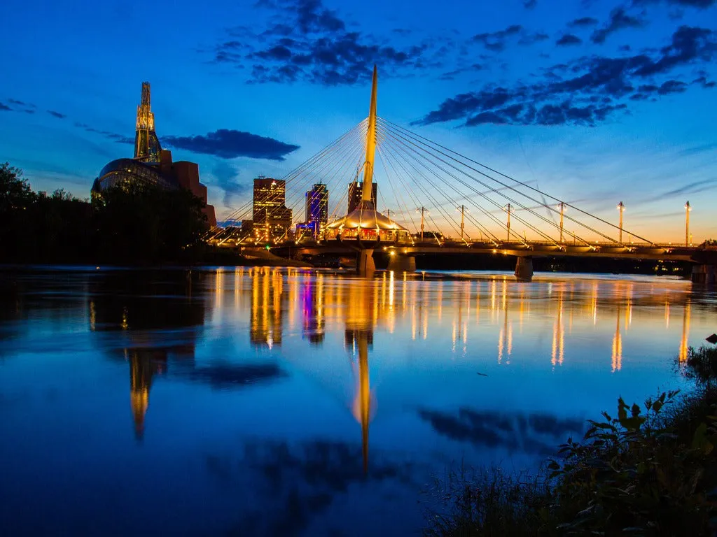 Winnipeg Twilight Wallpaper Mural