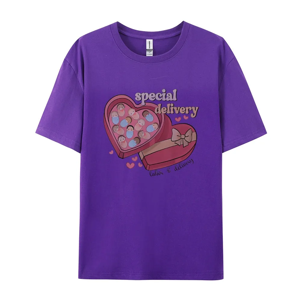 Women Happy Valentine's Day Gift Print Graphic T-shirt