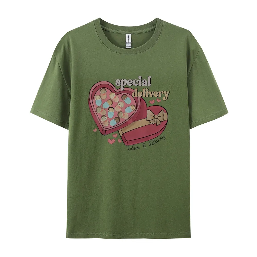Women Happy Valentine's Day Gift Print Graphic T-shirt