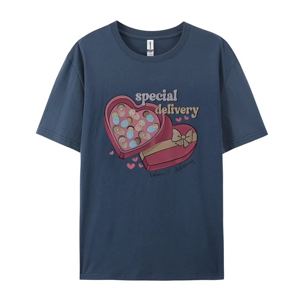 Women Happy Valentine's Day Gift Print Graphic T-shirt
