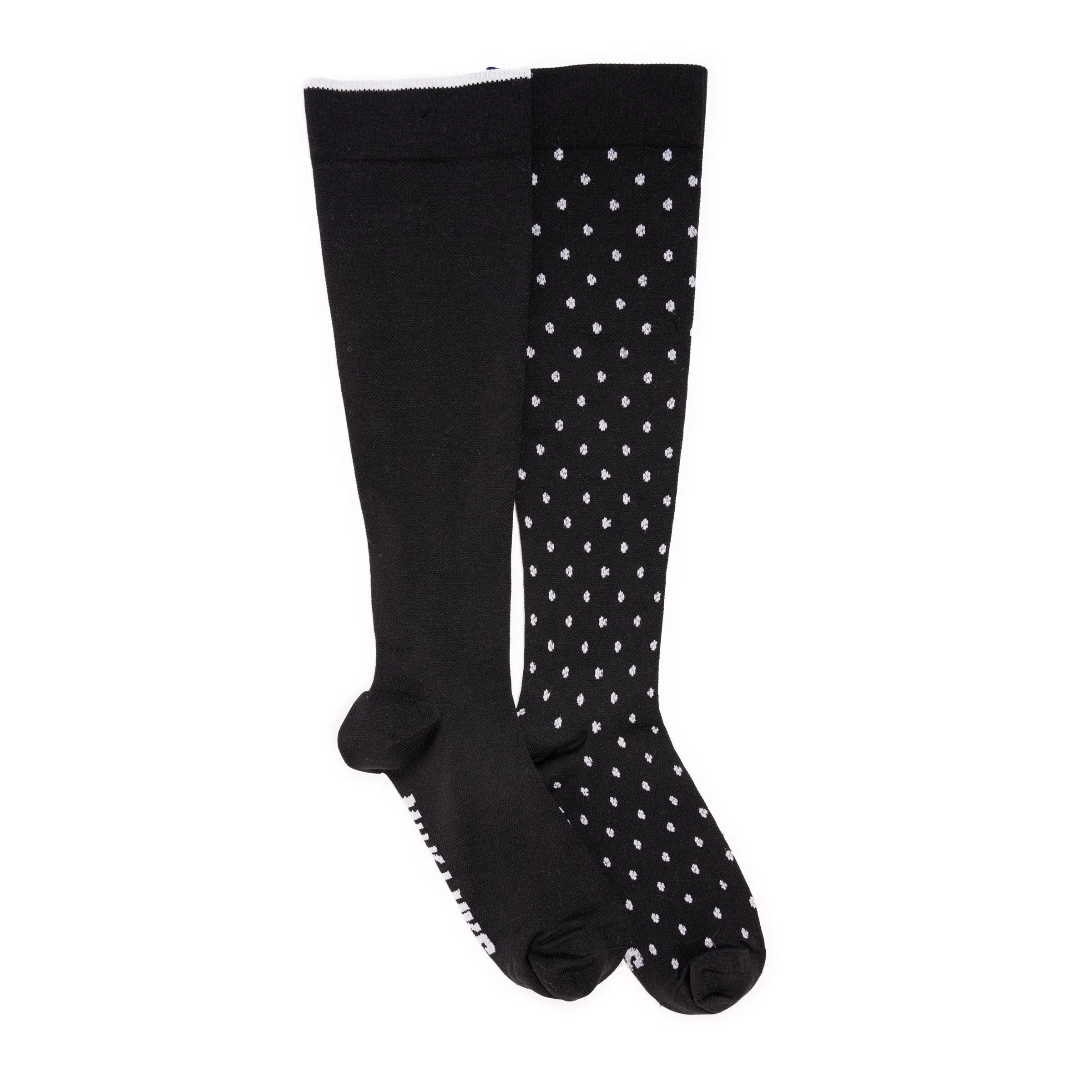 Women's 2 Pair Pack Nylon Compression Knee High Socks
