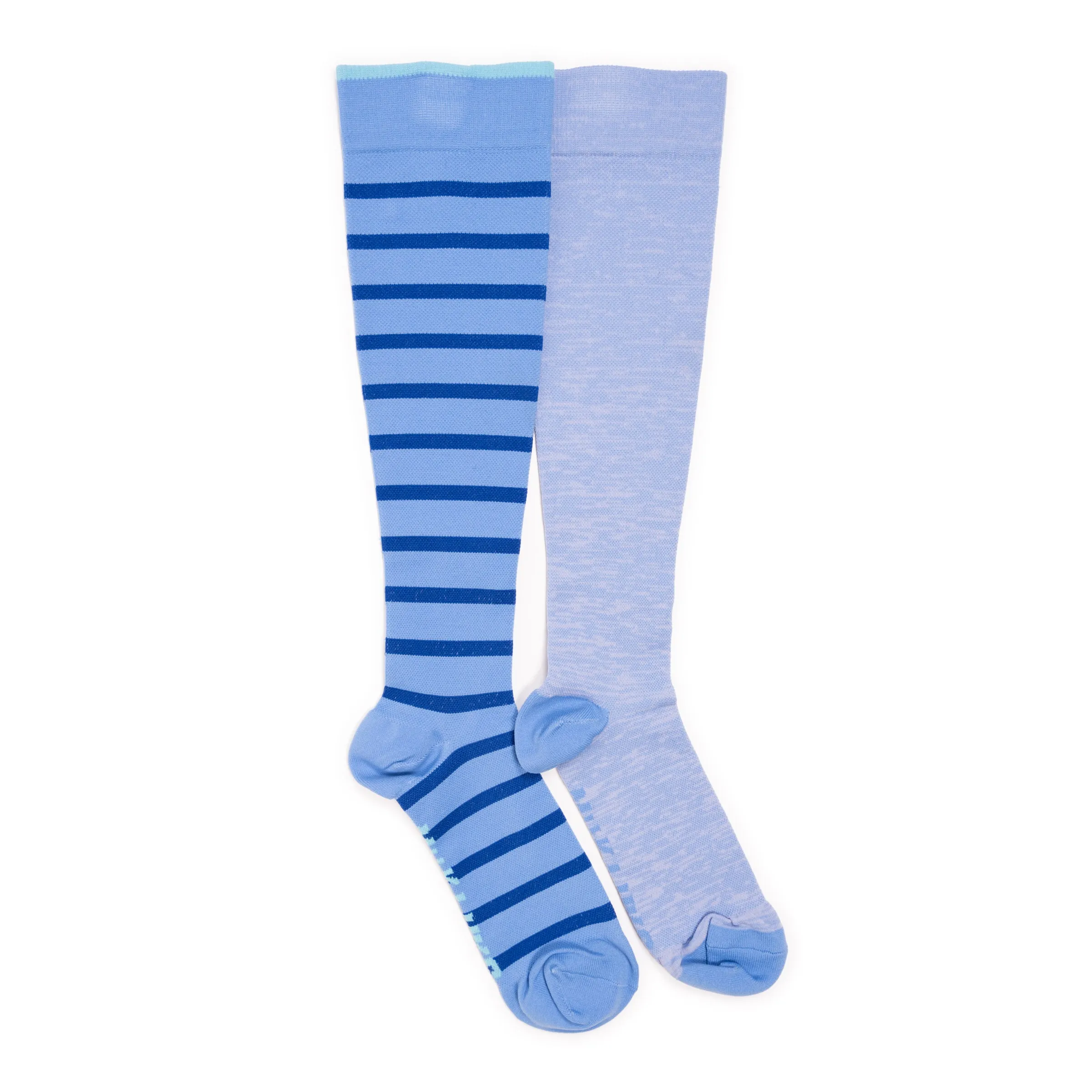 Women's 2 Pair Pack Nylon Compression Knee High Socks