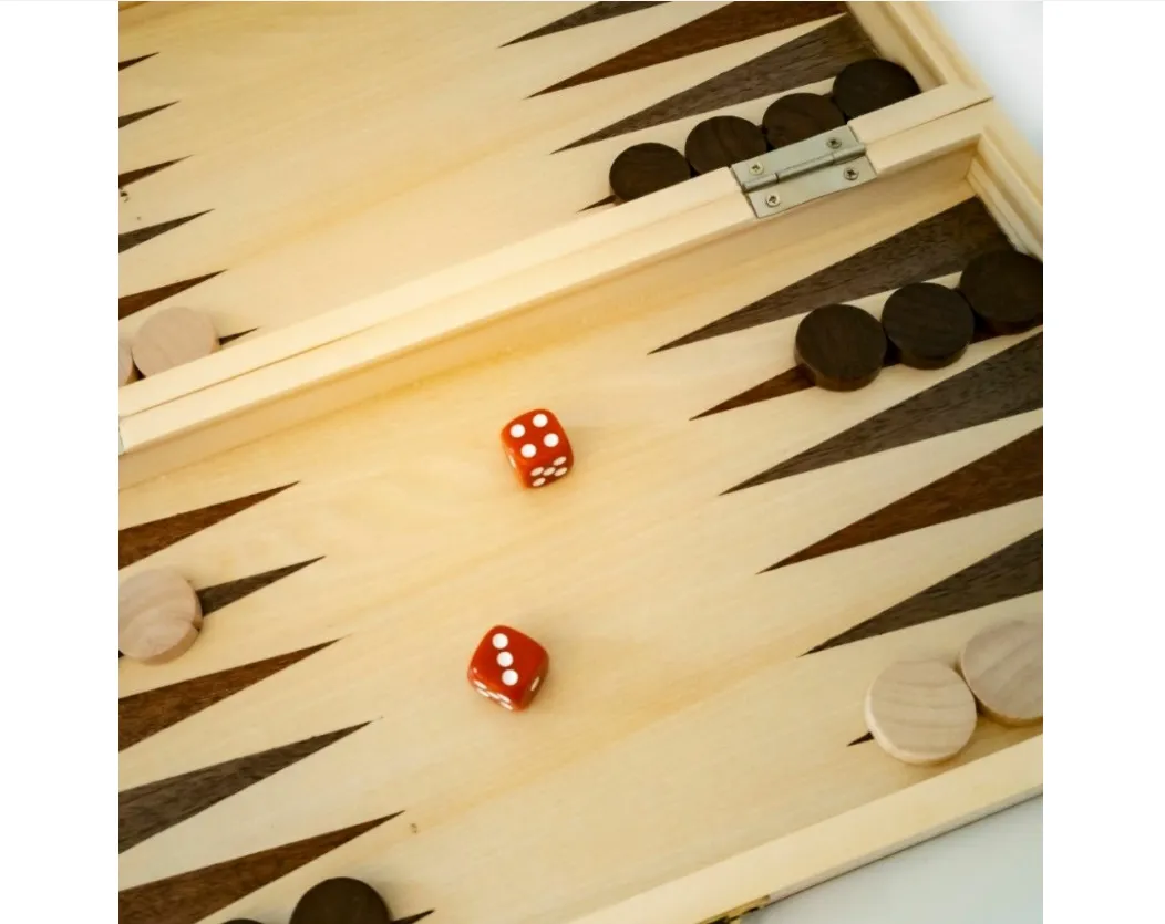 Wooden Foldable: Chess/Checkers/Backgammon 35cm