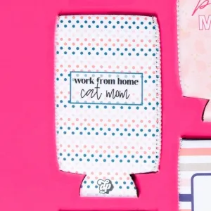 Work from Home Cat Mom Can Cooler