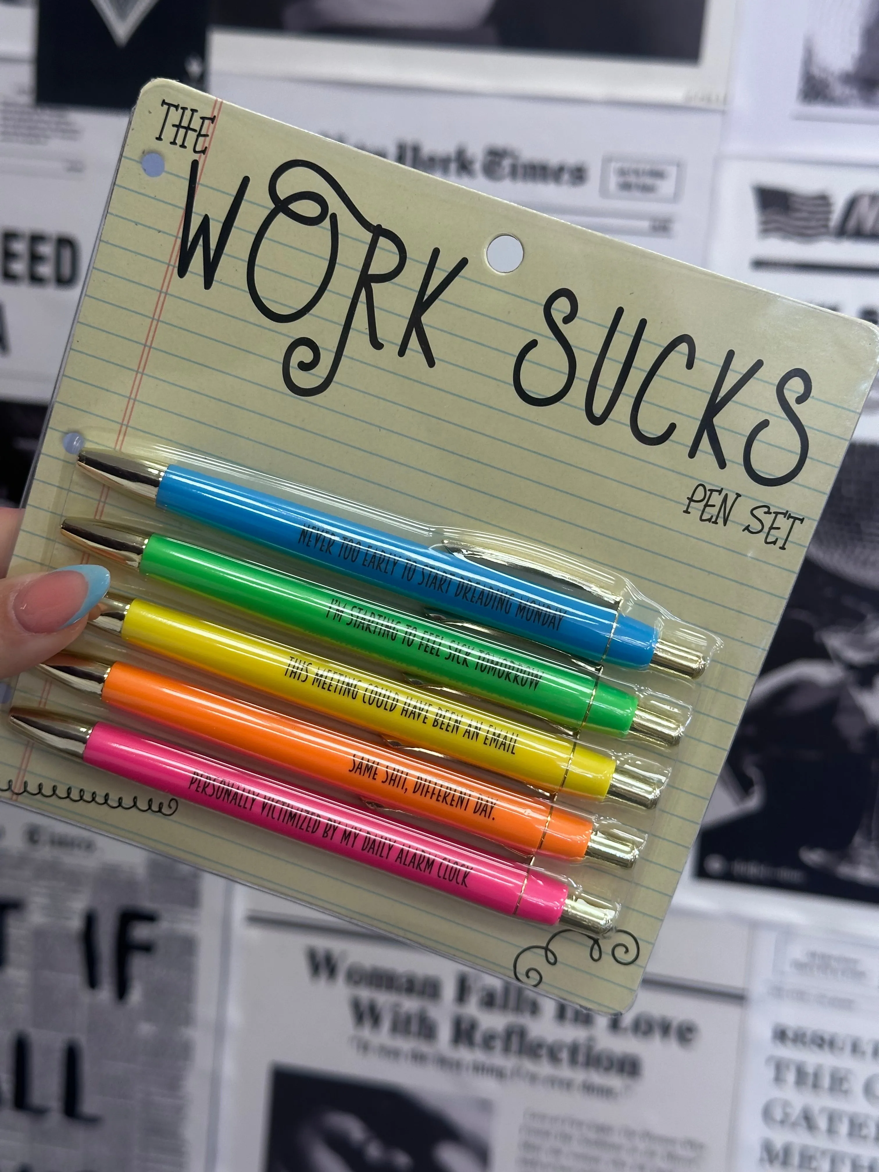 Work Sucks Pen Set