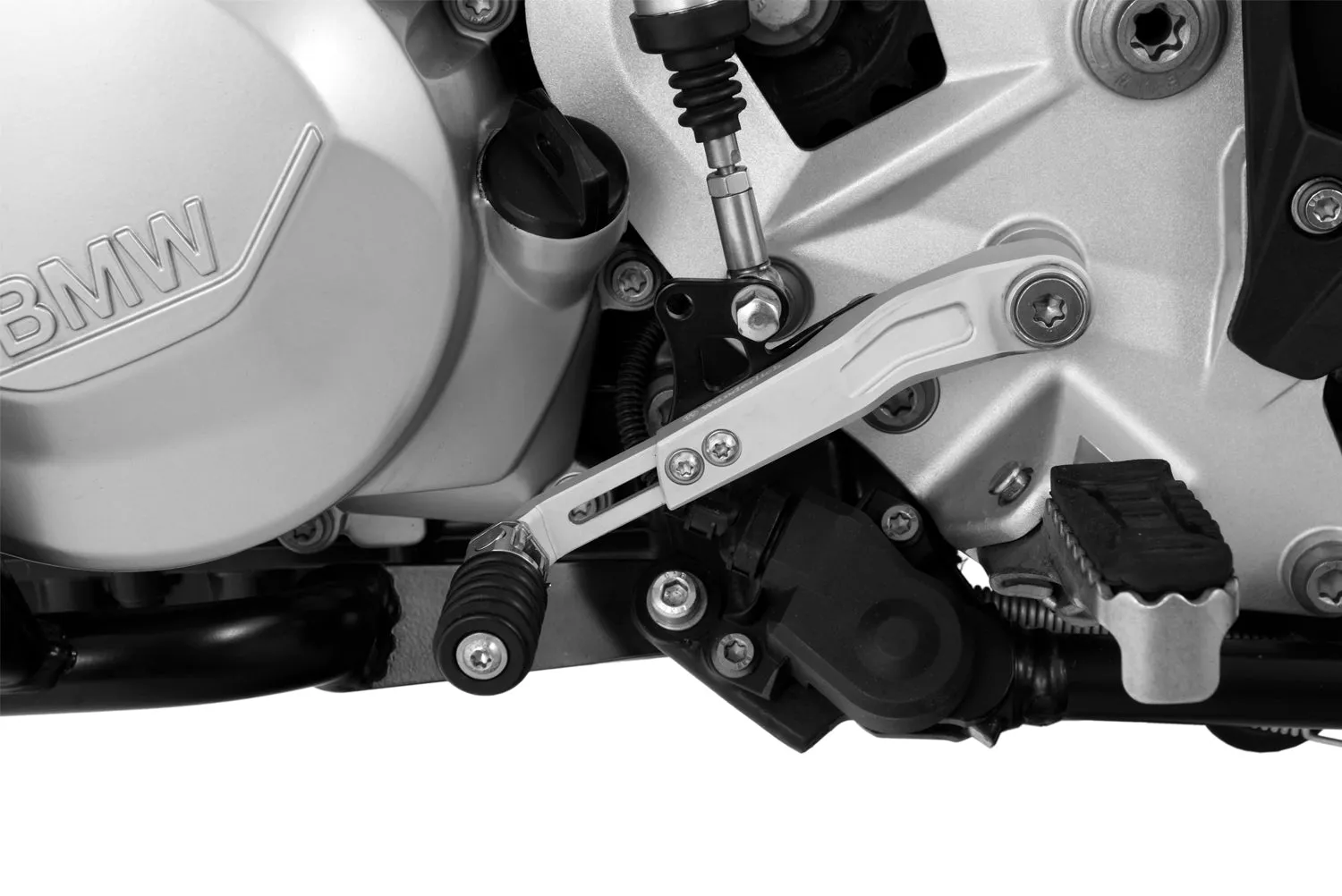 Wunderlich gear shift lever CLEVER LEVER – silver