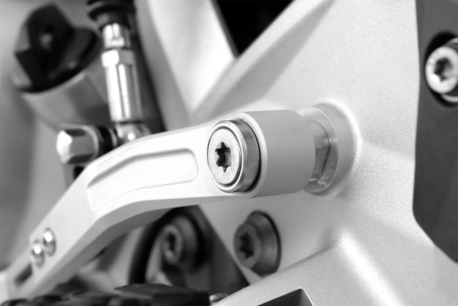 Wunderlich gear shift lever CLEVER LEVER – silver