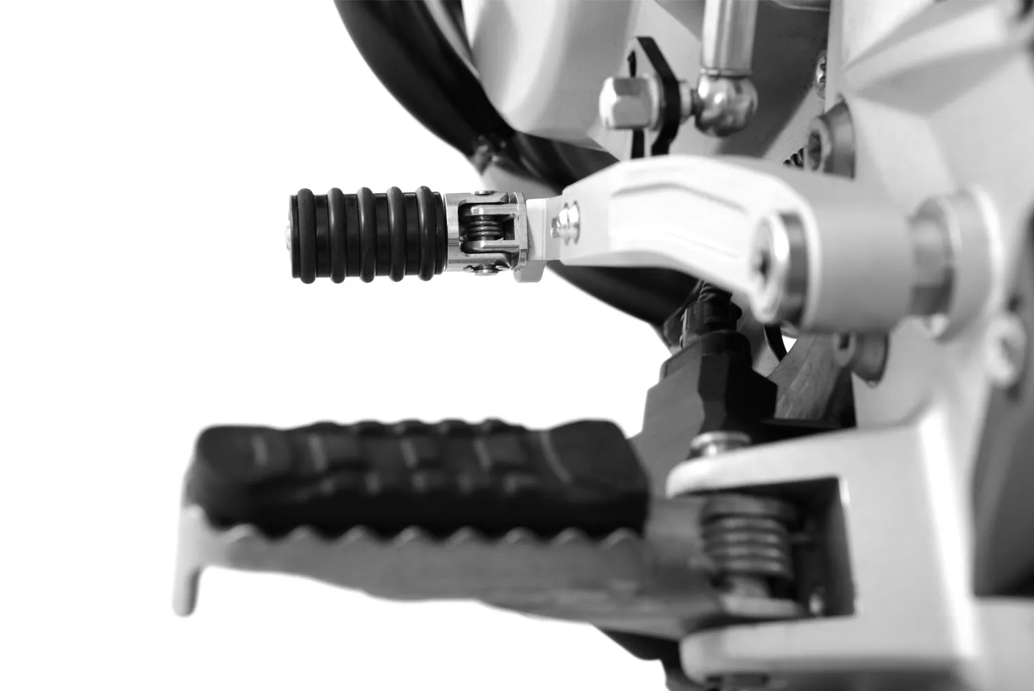 Wunderlich gear shift lever CLEVER LEVER – silver