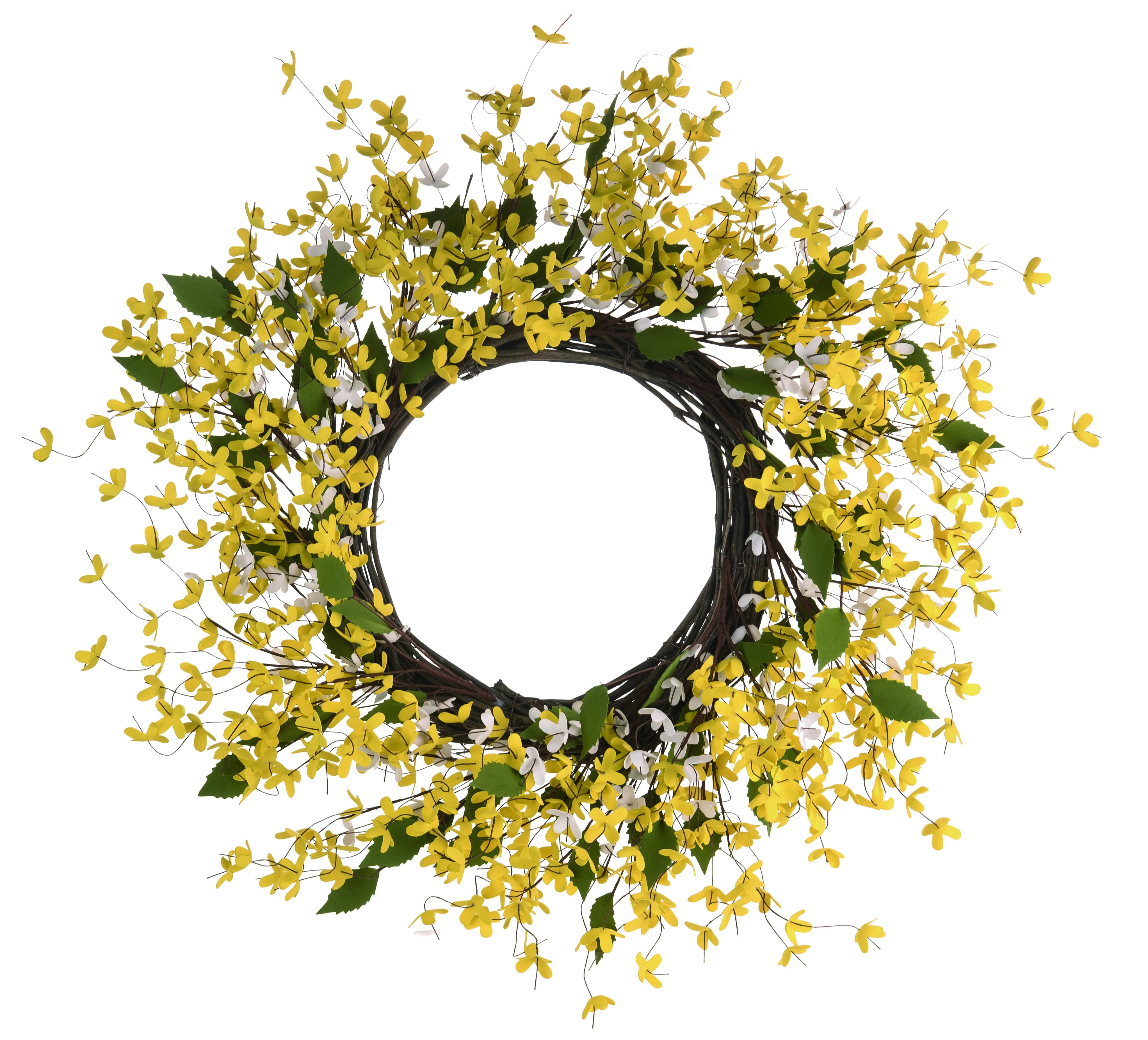 Yellow Spring Forsythia Wreath