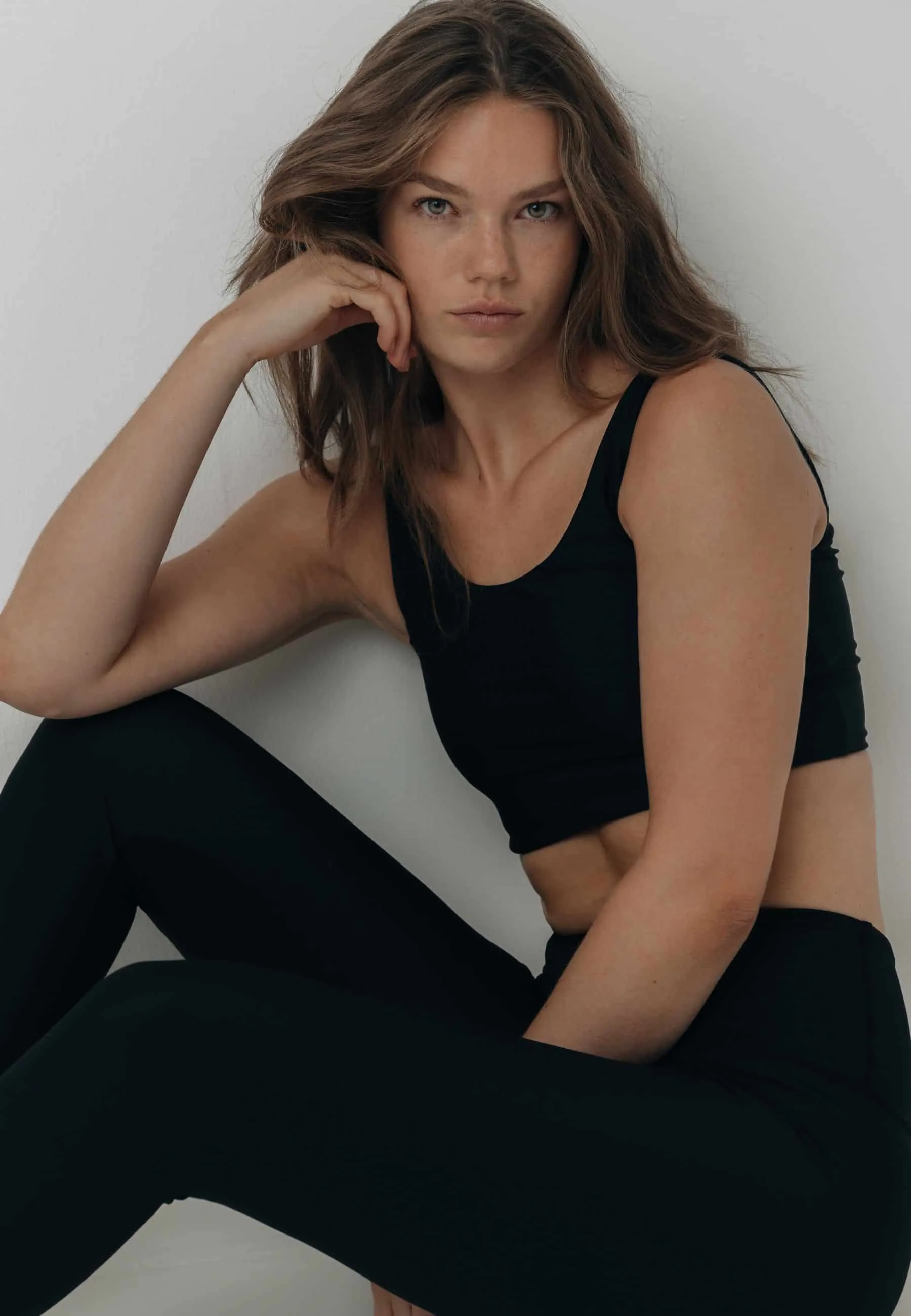 Yoga Midi Scoop Bra - Black