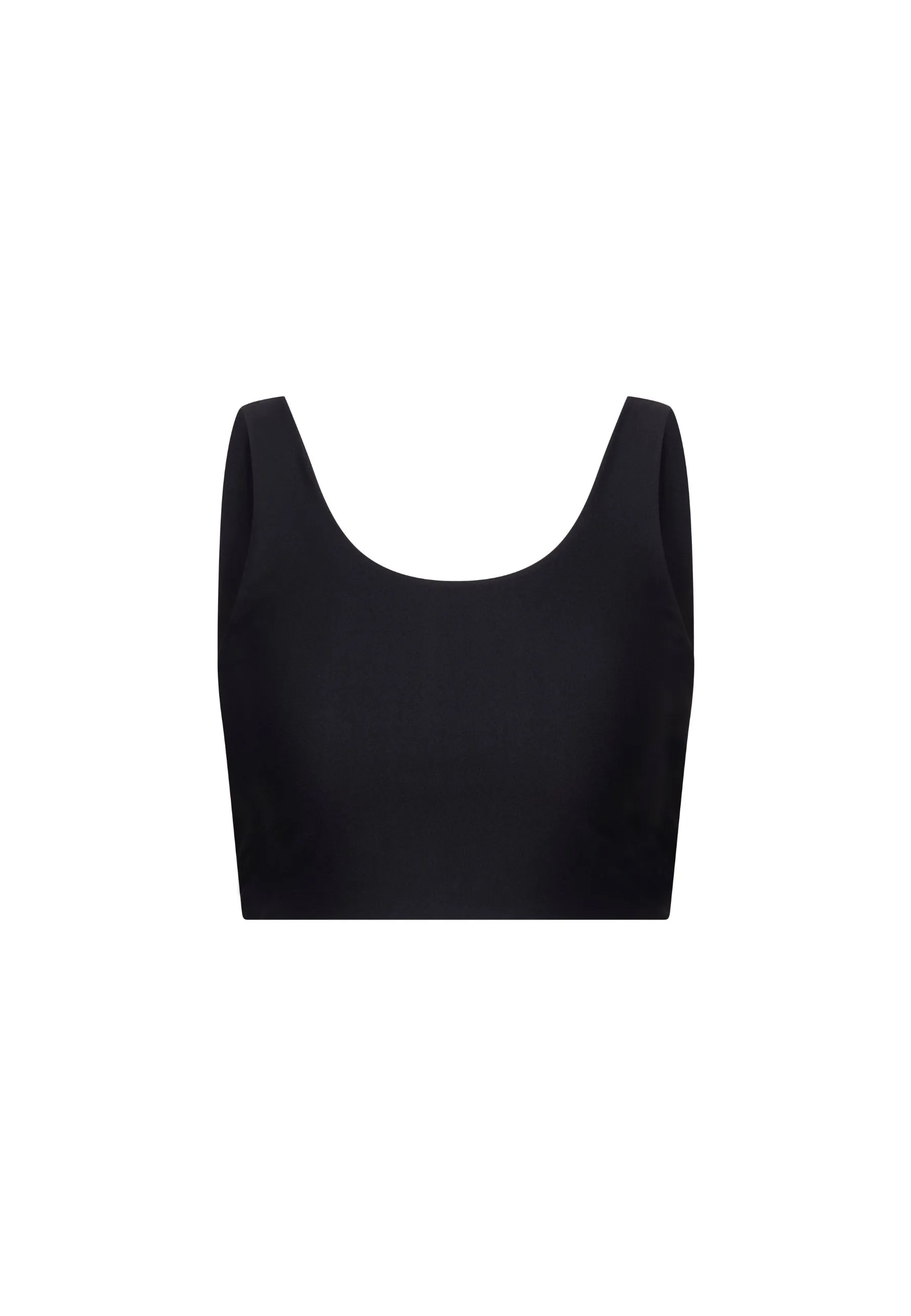 Yoga Midi Scoop Bra - Black