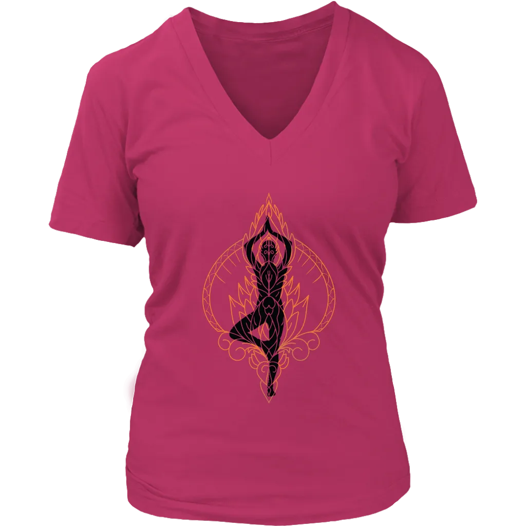 Yoga Pose T-shirt, Shirt for Yoga, Meditation and Yoga Shirt